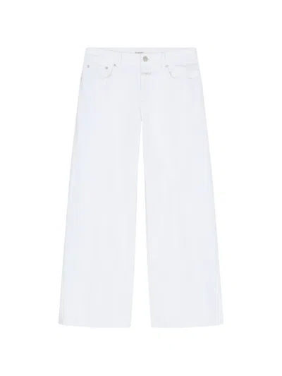 Closed Jayla Flared Denim Jeans In White