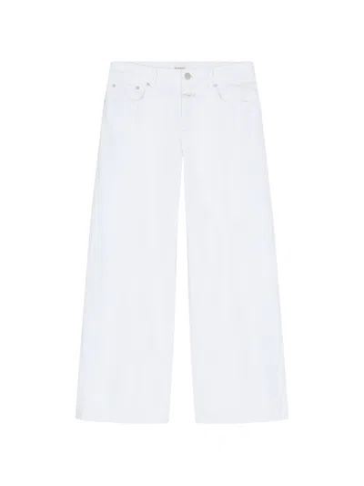 Closed Jayla Flared Denim Jeans In White