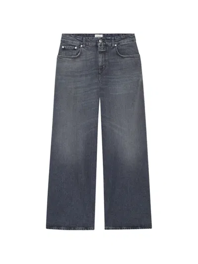 Closed Jayla Wide-leg Jeans In 그레이