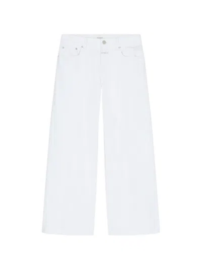 Closed Jayla Flared Denim Jeans In White