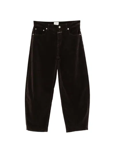 Closed Jazzie Barrel Denim Jeans In Brown