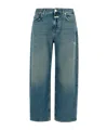 Closed Jazzie Rigid Mid-rise Barrel-leg Jeans In Blue