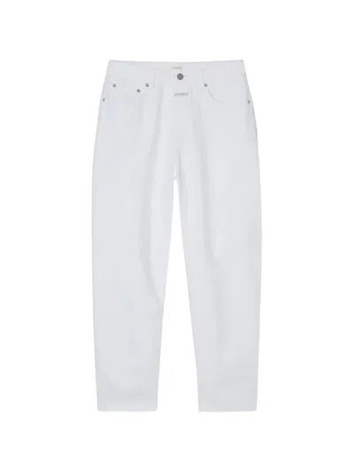 Closed Jazzie Logo-patch Jeans In White