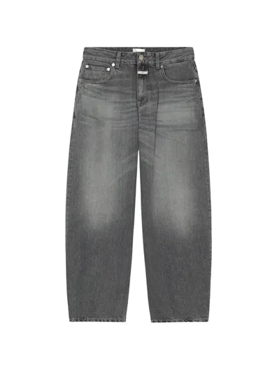 Closed Jazzie Tapered Jeans In Gray