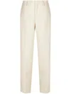 Closed Satin-finish Tailored Trousers In 276 Shetland
