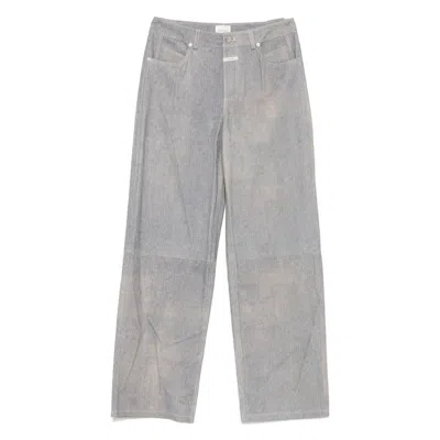 Closed Straight-leg Trousers In Gray