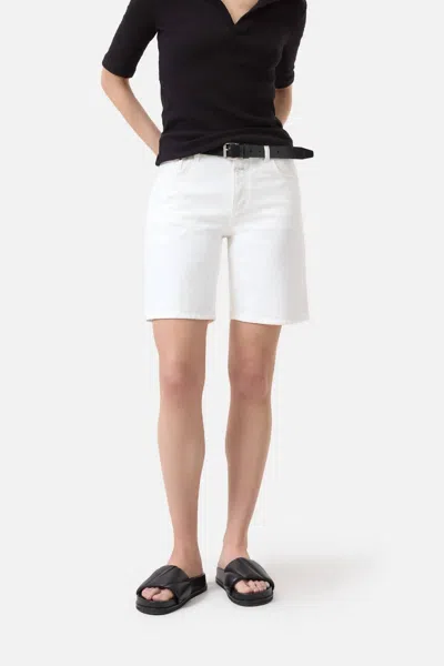 Closed Jinnie Mid-rise Short In White In Multi