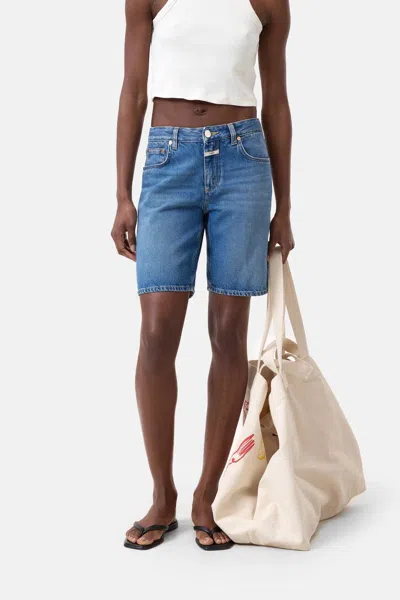 Closed Jinnie Shorts In Mid Blue
