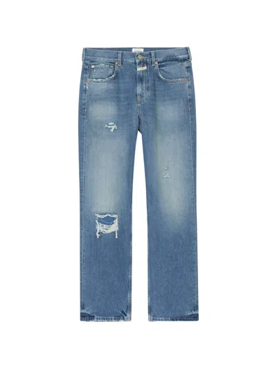 Closed Jonta Distressed Jeans In Blue