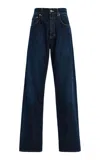 Closed Jonta Rigid Low-rise Boyfriend Jeans In Blue