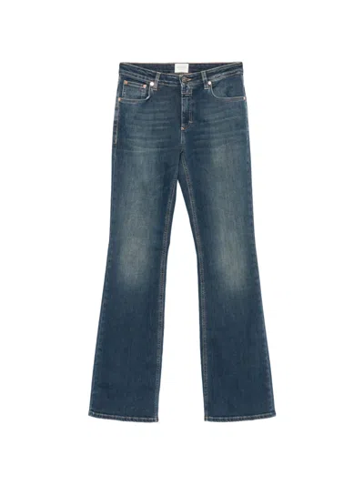 Closed Jovanna Faded-effect Straight-leg Jeans In Animal Print