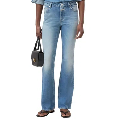 Closed Jovanna Flared Jeans In Mid Blue
