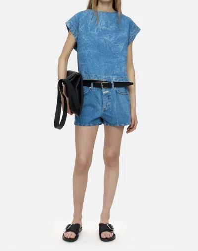 Closed Klaire Mini Denim Shorts In Blue