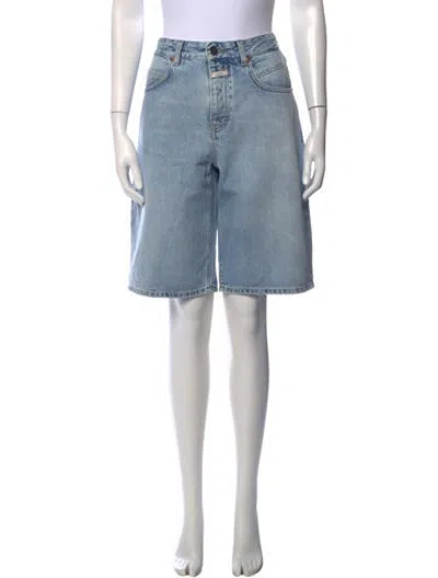 Pre-owned Closed Knee-length Shorts In Blue