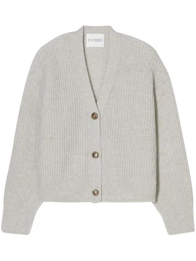Closed Knitted Cardigan In Neutrals