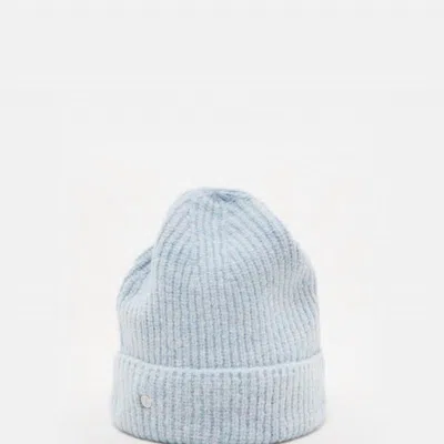 Closed Knitted Hat In Blue
