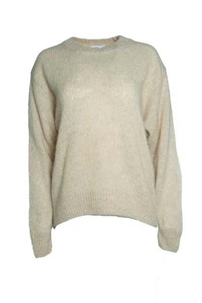 Closed , Knitted Yellow Sweater In Gray