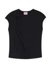 Closed Knotted-detail T-shirt In Black