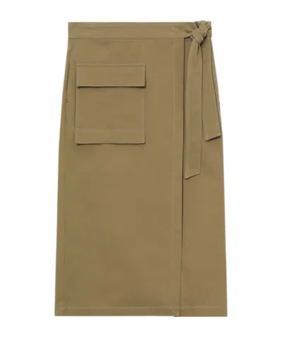 CLOSED LACE POCKET SKIRT
