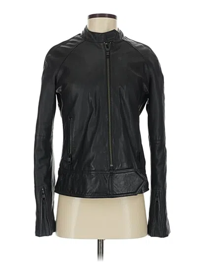 Pre-owned Closed Leather Jacket In Black