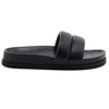 Closed Padded Platform Slides In Black