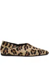 Closed Leopard-print Ballerinas