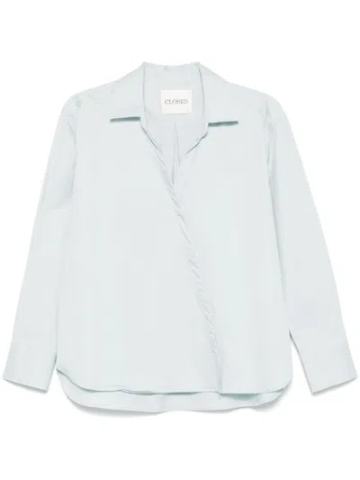 CLOSED LIGHT BLUE COTTON SHIRT