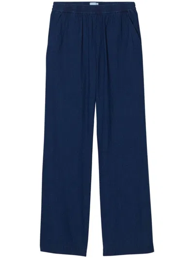 Closed Winona High-rise Wide-leg Jeans In Blue