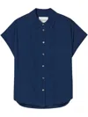 Closed Dark Blue Linen Blend Shirt