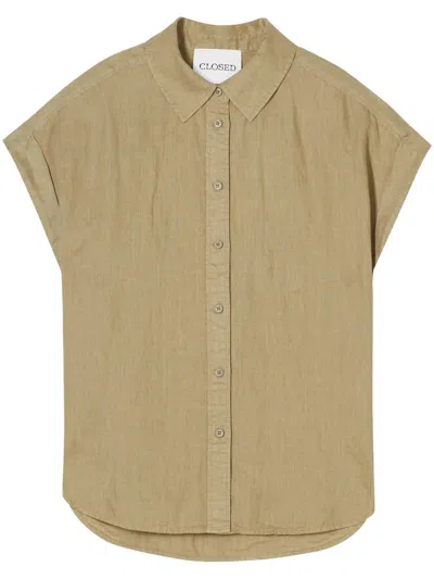 Closed Linen Shirt In Green