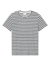 Closed Linen Striped T-shirt In White