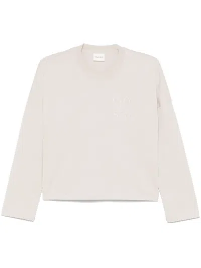 Closed Logo-embroidered Sweatshirt In Neutrals