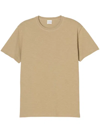 Closed Logo-embroidered T-shirt In Neutrals