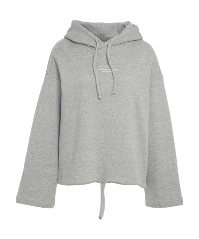 Closed Logo Print Sweatshirt In Gray