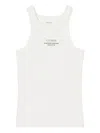 Closed Logo-print Tank Top In White