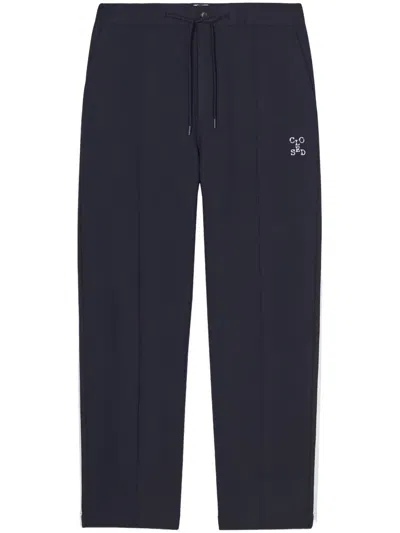 Closed Logo-print Track Pants In Blue