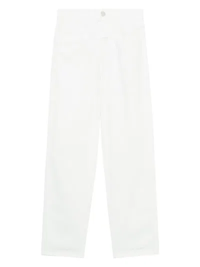 Closed Logo-tag Jeans In 白色
