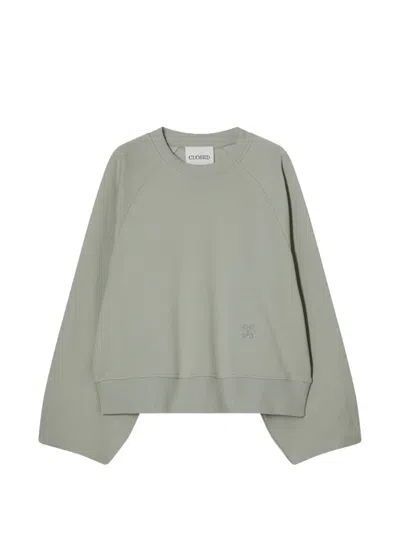 Closed Logo-embroidered Sweatshirt In Green