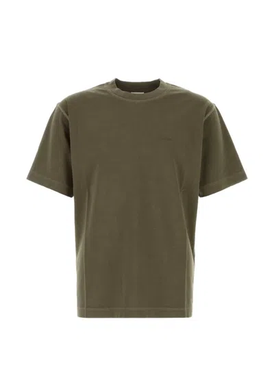 Closed Logo-embroidered T-shirt In Green