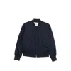 Closed Logo-patch Bomber Jacket In Blue