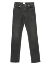 Closed Logo-patch Jeans In Black
