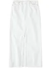 Closed Long Denim Skirt In White