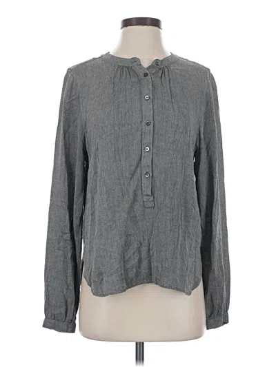 Pre-owned Closed Long Sleeve Blouse In Gray