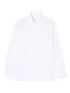 Closed Long-sleeve Collared Shirt In White