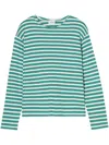Closed Long-sleeve T-shirt In Green
