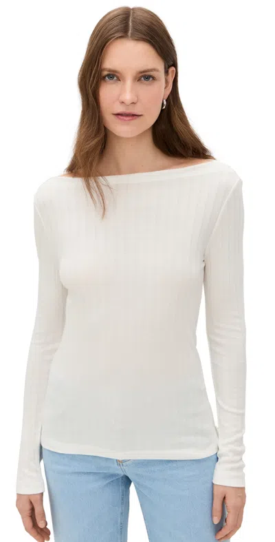 Closed Long Sleeve Tee Ivory