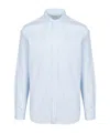 Closed Long-sleeved Shirt In White