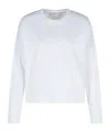 Closed Long-sleeved Sweater In White