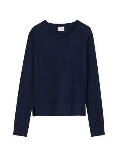 Closed Long-sleeve Crew-neck Sweater In Blue