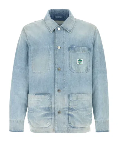 Closed Long-sleeve Jacket In Blue